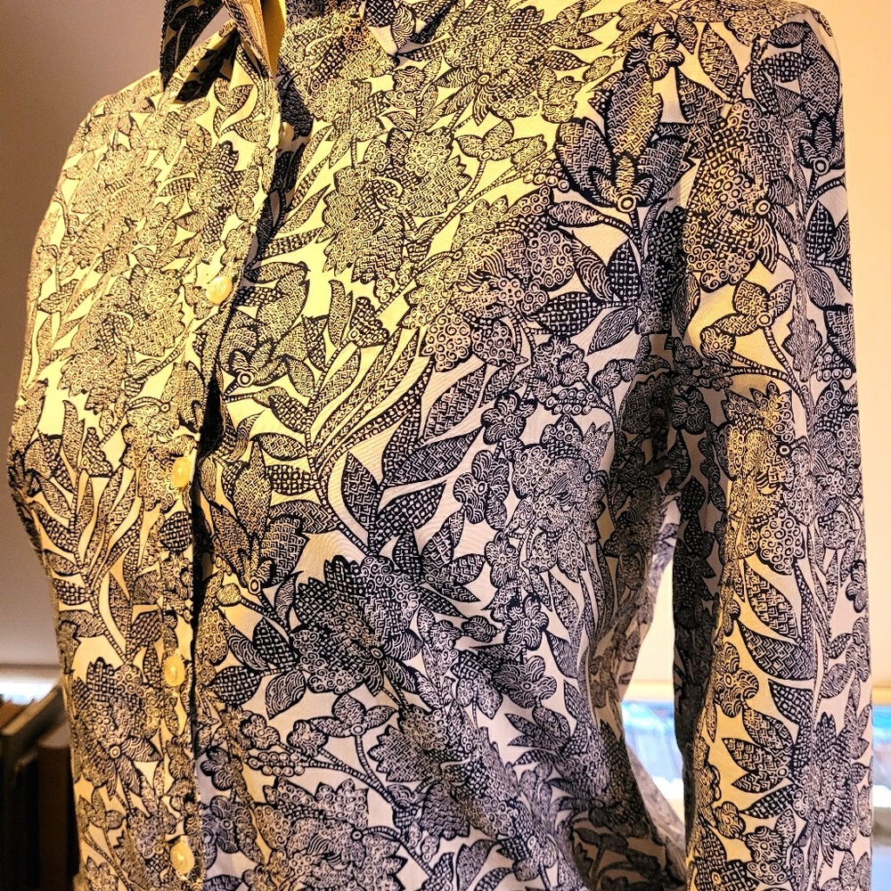 Lands' End Collared Shirt Iron-free